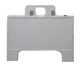 white Marquee Mini a-frame sign holder for plastic corrugated sheets pads coroplast