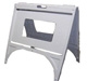 white Quick Sign a-frame sign holder for plastic corrugated sheets pads coroplast